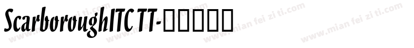 ScarboroughITC TT字体转换